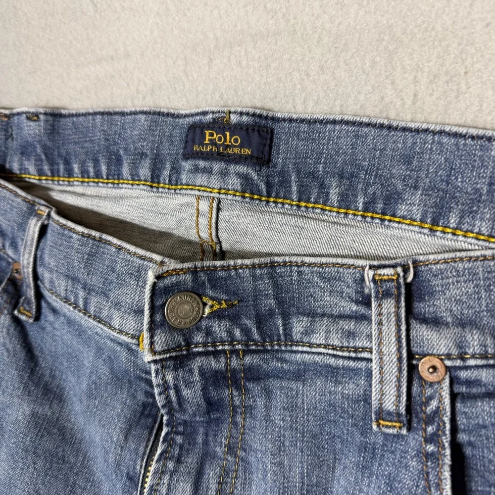 Polo Ralph Lauren‎ Hampton Relaxed Straight Men Jeans 38x30 Blue Excellent Denim